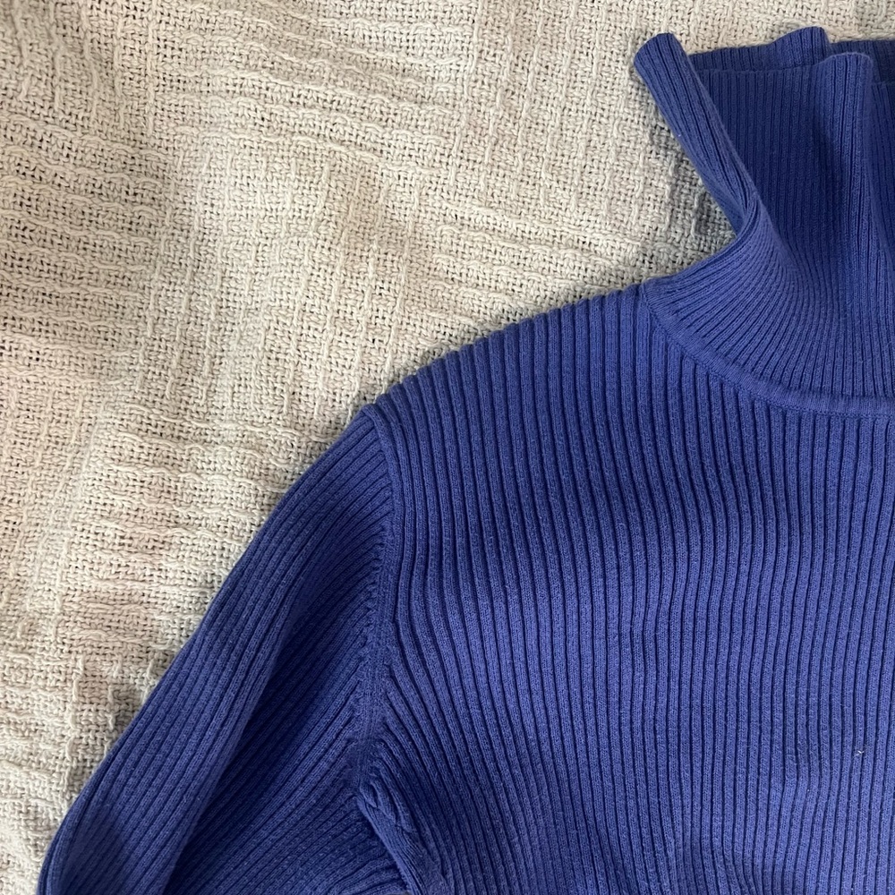 Lavender - Blue / purple Ribbed Sweater